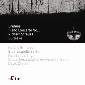 Pochette Brahms: Piano Concerto no. 1 / Richard Strauss: Burleske