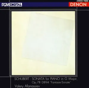 Pochette Piano Sonata in G major, op. 78, D. 894