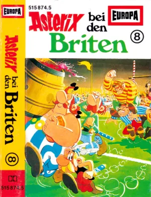 Pochette de Asterix 8: bei den Briten de René Goscinny
