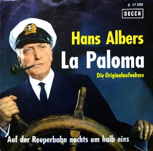 Pochette de La Paloma / Auf der Reeperbahn nachts um halb eins de Hans Albers