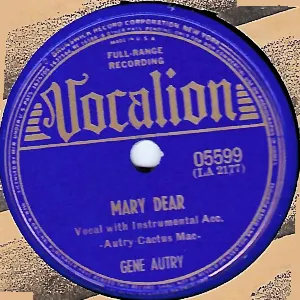 Pochette Mary Dear / There's Only Love In A Lifetime