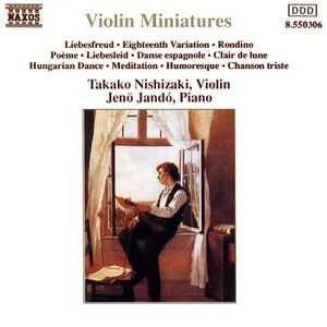 Pochette de Violin Miniatures de Jenő Jandó - Takako Nishizaki