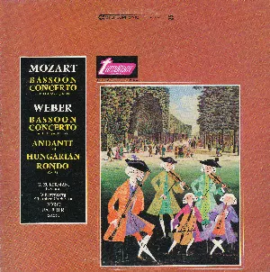 Pochette Weber: Bassoon Concerto in F major, Andante and Hungarian Rondo / Mozart: Bassoon Concerto in B-flat major