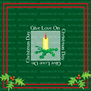 Pochette de Give Love on Christmas Day de Sharon Cuneta - Jaya - Regine Velasquez