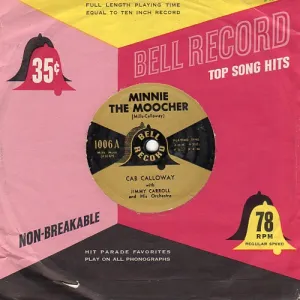 Pochette de Minnie the Moocher / I’ll Get By de Cab Calloway