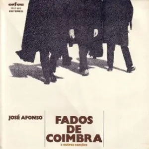 Pochette de Fados de Coimbra de José Afonso