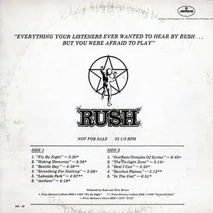 Pochette de Everything Your Listeners Ever Wanted to Hear by Rush… But You Were Afraid to Play de Rush