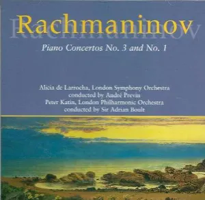 Pochette Piano Concertos No. 3 and No. 1