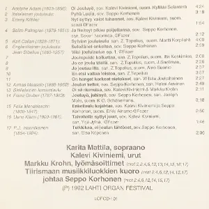 Pochette de Joululauluja de Karita Mattila