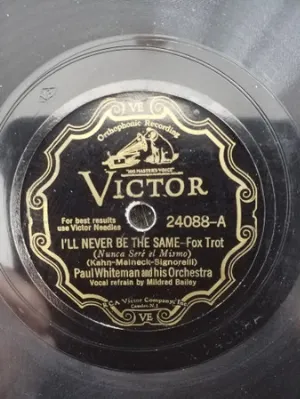Pochette de I'll Never Be the Same / We Just Couldn't Say Good-Bye de Paul Whiteman and His Orchestra