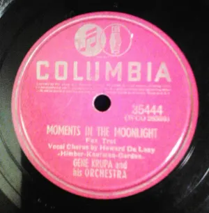 Pochette de Moments in the Moonlight / Manhattan Transfer de Gene Krupa and His Orchestra