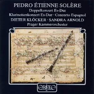 Pochette de Doppelkonzert Es-Dur / Klarinettenkonzert Es-Dur / Concerto Espagnol de Pražský komorní orchestr - Dieter Klöcker