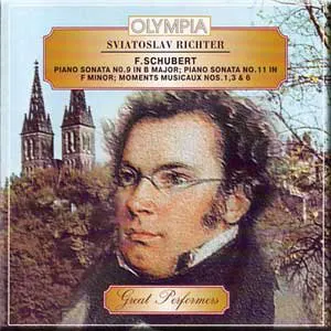 Pochette Schubert: Piano Sonata No.9 in B Major, Piano Sonata No.11 in F Minor, Moments Musicaux Nos.1, 3 & 6