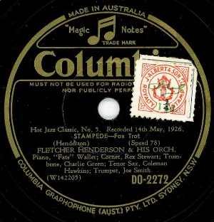 Pochette de Sugar Foot Stomp / Stampede de Fletcher Henderson and His Orchestra