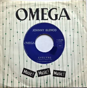 Pochette de Evelyne / Baby! Oh baby de Johnny Blenco