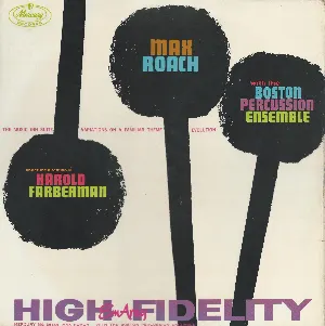 Pochette de With the Boston Percussion Ensemble de Max Roach