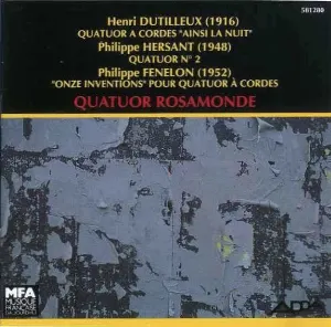 Pochette Dutilleux: Quatuor à cordes 