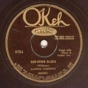 Pochette de Sun-Down Blues / Baby Please Don't Leave Home No More de Lonnie Johnson