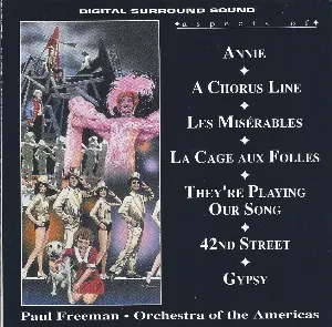 Pochette de Aspects Of Annie, A Chorus Line, Les Miserables, La Cage Aux Folles, They're Playing Our Song, 42nd Street, Gypsy de Paul Freeman