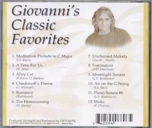 Pochette de Giovanni's Classic Favorites de Giovanni Marradi