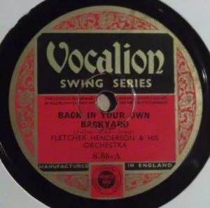 Pochette de Back in Your Own Backyard / Great Caesar's Ghost de Fletcher Henderson and His Orchestra