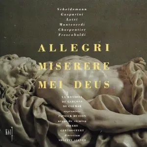 Pochette de Miserere de Gregorio Allegri - Pro Cantione Antiqua