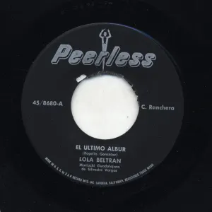 Pochette de El último albur / Te doy dos horas de Lola Beltrán