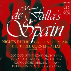 Pochette Manuel de Falla’s Spain: Nights in the Gardens of Spain / The Three Cornered Hat (complete ballet)