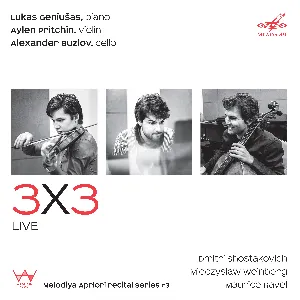 Pochette de 3x3 de Dmitri Shostakovich - Maurice Ravel