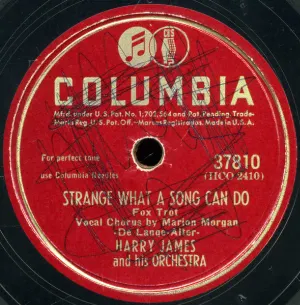 Pochette de Strange What a Song Can Do / My Friend Irma de Harry James and His Orchestra