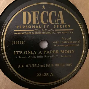 Pochette It’s Only a Paper Moon / Cry You Out of My Heart