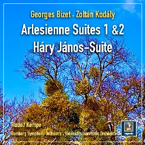 Pochette de Bizet: L’Arlésienne Suites nos. 1 & 2 / Kodály: Háry János Suite de Bamberger Symphoniker - Rudolf Kempe - Georges Bizet - Wiener Philharmoniker - Kodály Zoltán