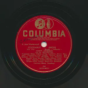 Pochette de Cocoanut Grove / The Hour of Parting de Benny Goodman and His Orchestra