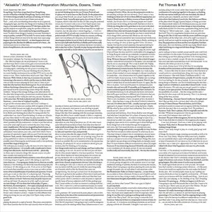 Pochette de "Akisakila" / Attitudes of Preparation (Mountains, Oceans, Trees) de Pat Thomas