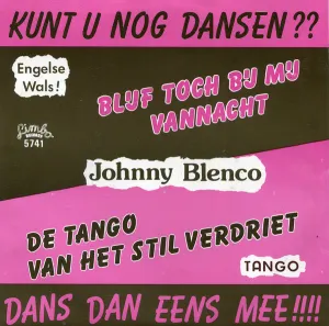 Pochette de Blijf toch bij mij vannacht de Johnny Blenco