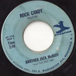 Pochette de Rock Candy / Grease Monkey de “Brother” Jack McDuff