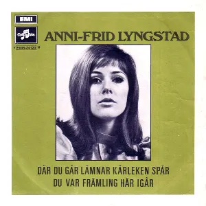 Pochette de Där du går lämnar kärleken spår / Du var främling här igår de Frida