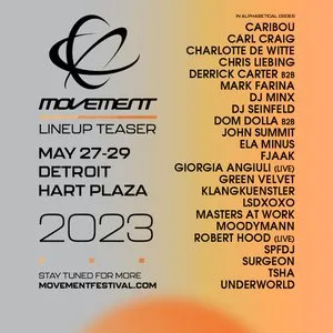 Pochette de 2023.05.29 Detroit, Movement Festival de Underworld
