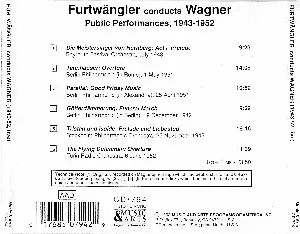 Pochette Wilhelm Furtwangler conducts Wagner from 1943-52 concerts