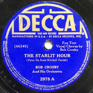 Pochette de The Starlit Hour / Angel de Bob Crosby and His Orchestra