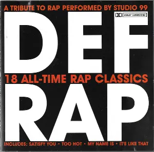 Pochette de Def Rap: A Tribute to Rap de Studio 99
