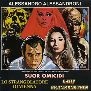 Pochette de Suor Omicidi / Lo strangolatore di Vienna / Lady Frankenstein de Alessandro Alessandroni