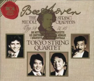 Pochette The Middle String Quartets, opp. 59, 74, 95