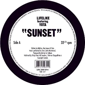Pochette de Sunset de Lifelike