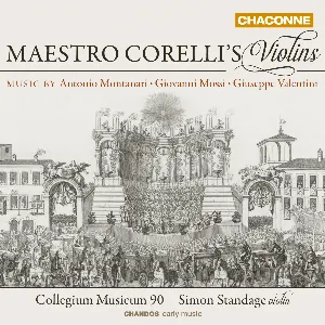 Pochette de Maestro Corelli’s Violins de Simon Standage - Collegium Musicum 90