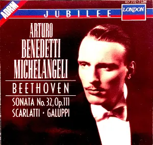 Pochette Beethoven Sonata No. 32, Op. 111 - Scarlatti - Galuppi