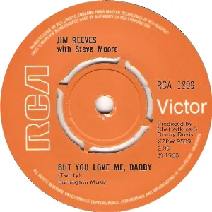 Pochette de But You Love Me, Daddy / Snow Flake de Jim Reeves