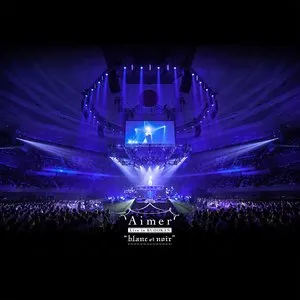 Pochette de Aimer Live in 武道館 “blanc et noir” de Aimer