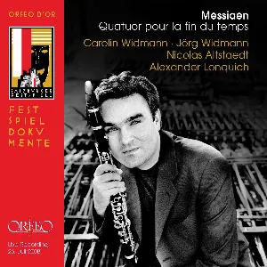 Pochette de Quatuor pour la fin du temps de Jörg Widmann - Alexander Lonquich - Nicolas Altstaedt - Carolin Widmann - Olivier Messiaen