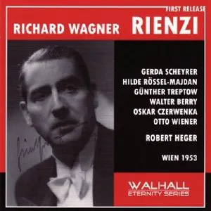 Pochette Rienzi (Wiener Staatsopernchor, Großes Orchester der RAVAG, feat conductor: Robert Heger, singers: Treptow, Scheyrer, Rössel-Majdan)